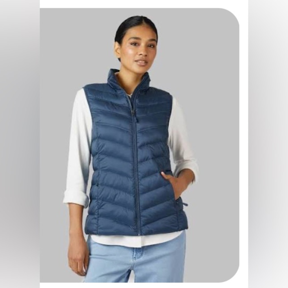 32 Degrees Women's Blue Puffer Vest